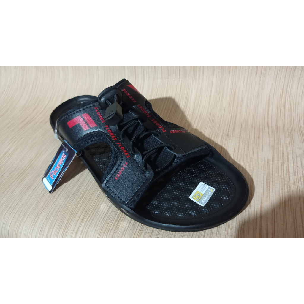 sandal flores slop tali tengah sandal cowok trendy kekinian sandal jaguar