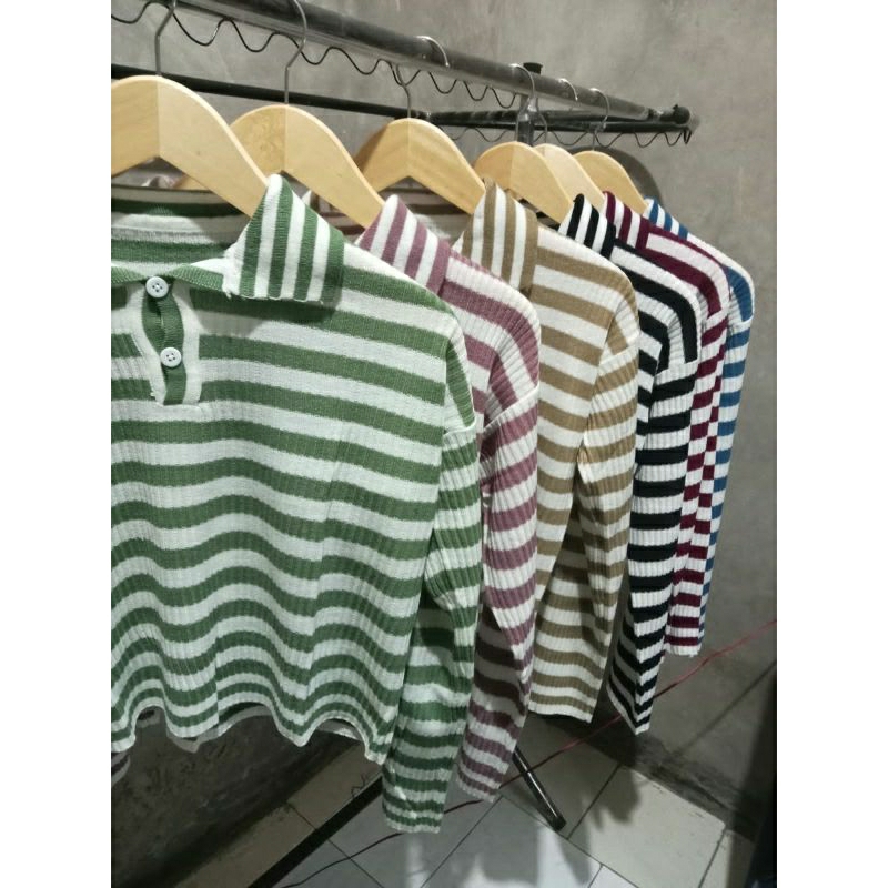 NEW BAJU RAJUT SILVANA SWEATER RAJUT MOTIF BLASTER WANITA LENGAN PANJANG