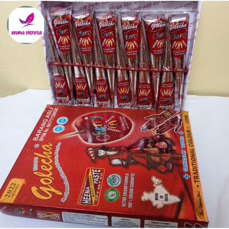GOLECHA HENNA CHERRY RED