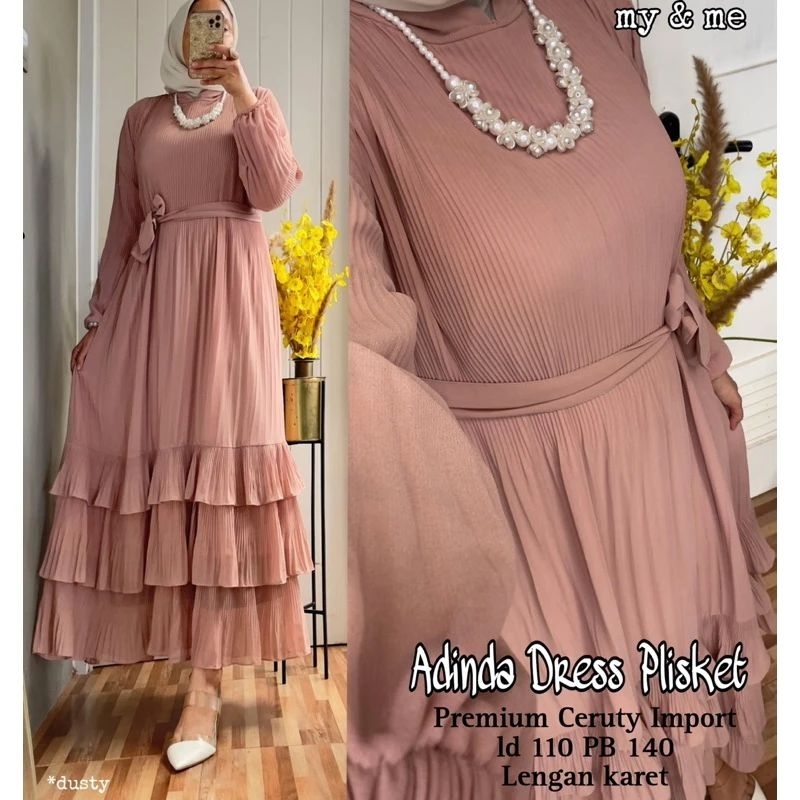 ADINDA DRESS GAMIS TERBARU KEKINIAN