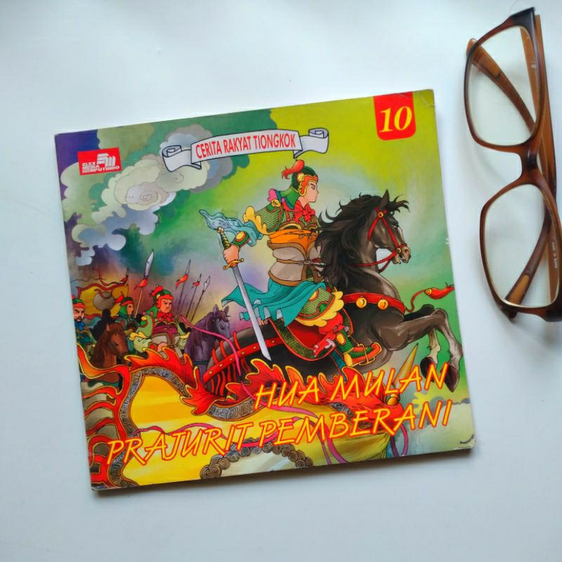 Buku cergam anak-anak Cerita Rakyat Tiongkok - Hua Mulan Prajurit Pemberani Elex Media original mulu