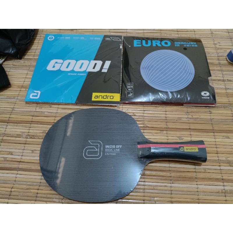 PAKET BET TENIS MEJA ANDRO INIZIO OFF PLUS GOOD ORIGINAL