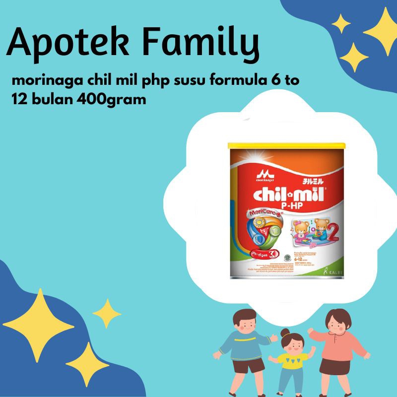 MORINAGA CHIL MIL PHP SUSU FORMULA 6-12 BULAN 400