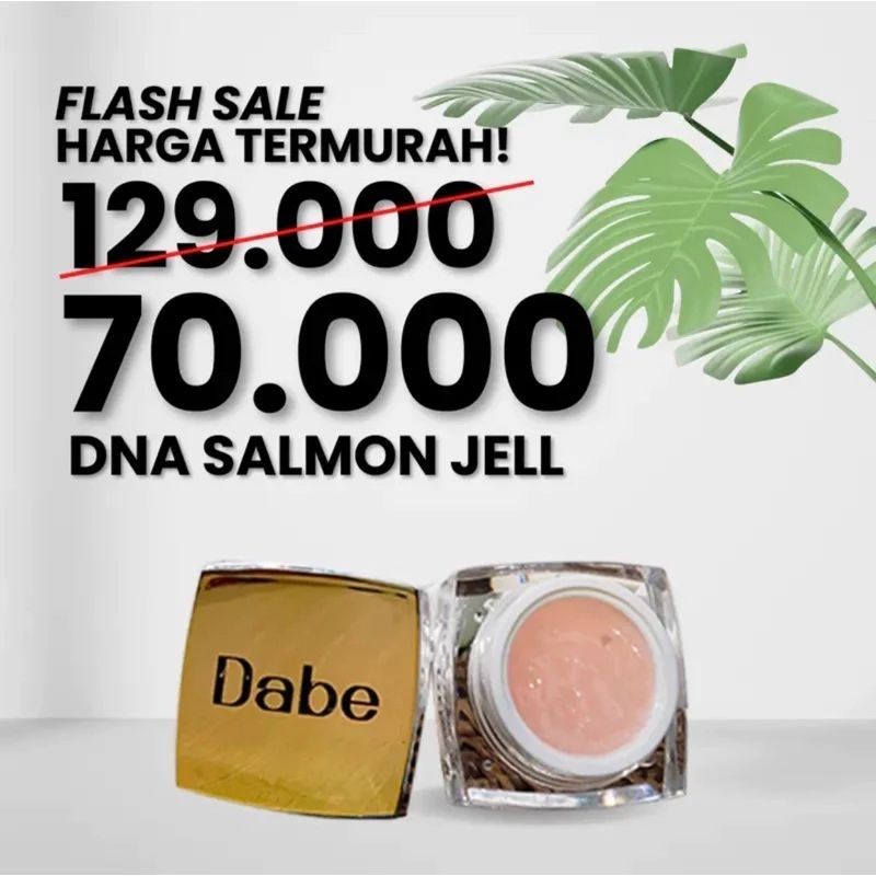 (SIAP KIRIM BISA COD) Dabe Beaute DNA SALMON JELL,Masker peeling serum