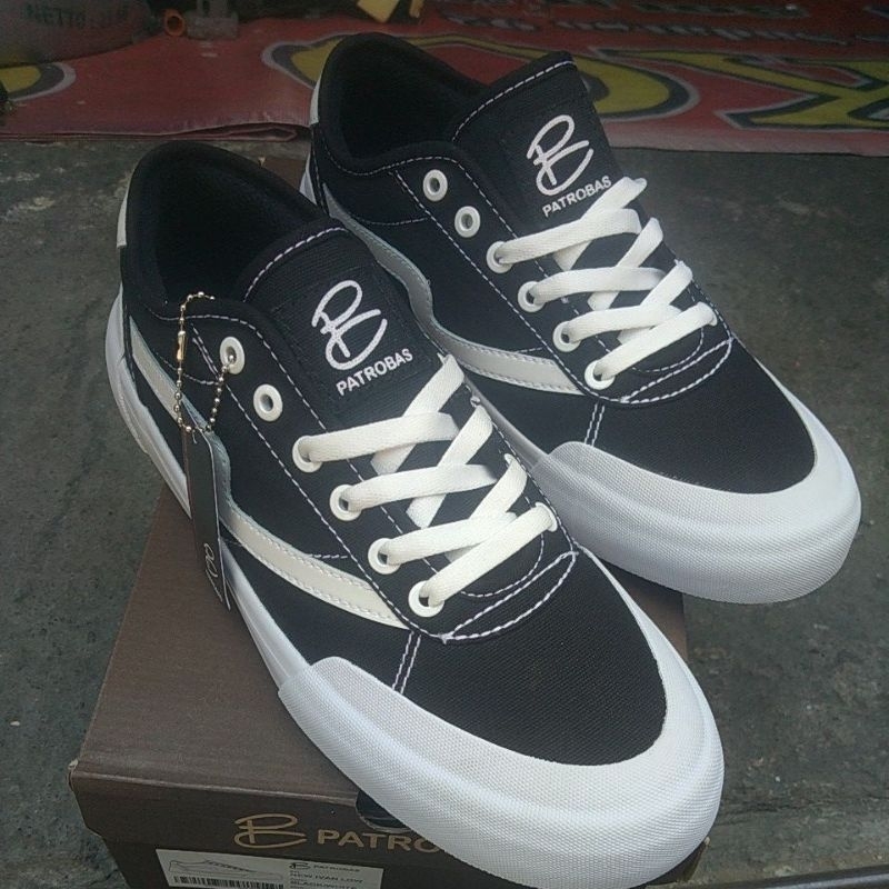 patrobas ivan low black white