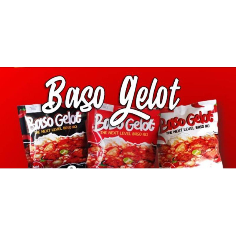 

Baso dan seblak gelot