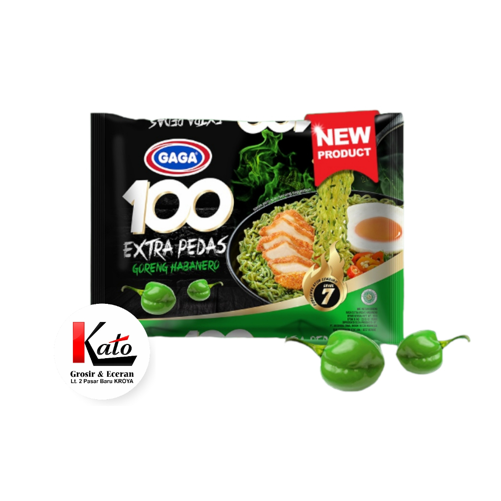 

Mie GAGA Goreng 100 Extra Pedas Habanero 75g