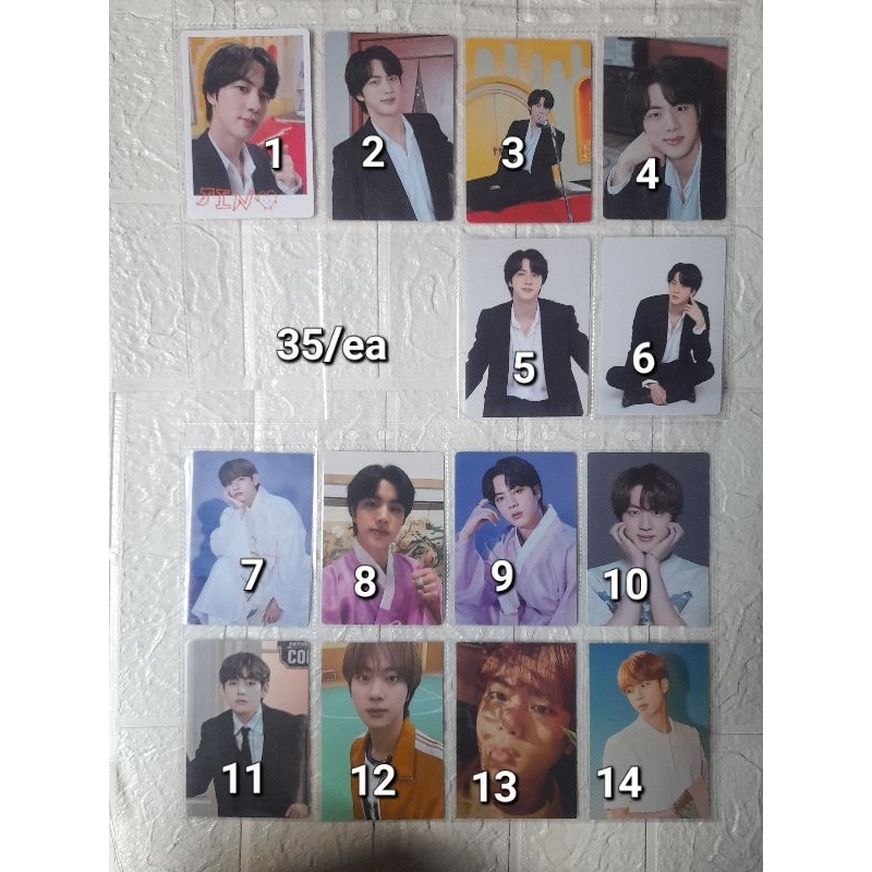[READY STOCK] MPC BTS PHOTOCARD JIN ARMY KIT SOOWOZO PTD HYBE INSIGHT MOTS ONE