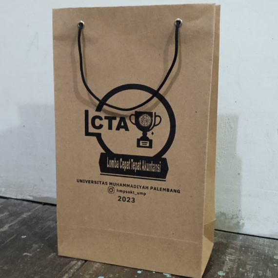 

Tas Kertas Kraft Coklat P20xL9xT32 Custom Logo Sablon Nama | Shopping Bag Butik Tebal Kuat Bagus |