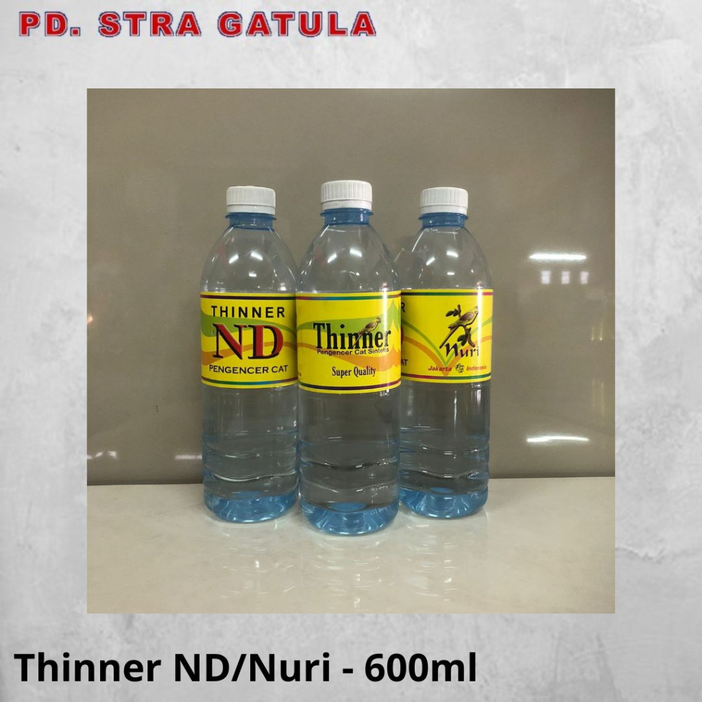 Thinner Aqua 600ml - Thinner Botol - Thinner Nuri - Thinner ND -