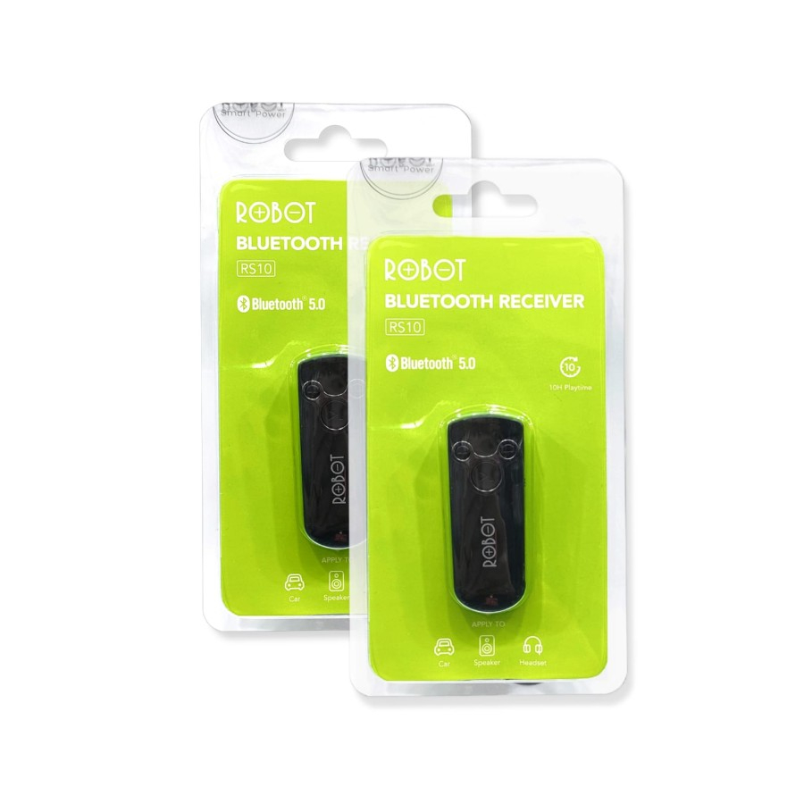 Bluetooth Receiver Robot Earphone Headset Jack Aux RS10