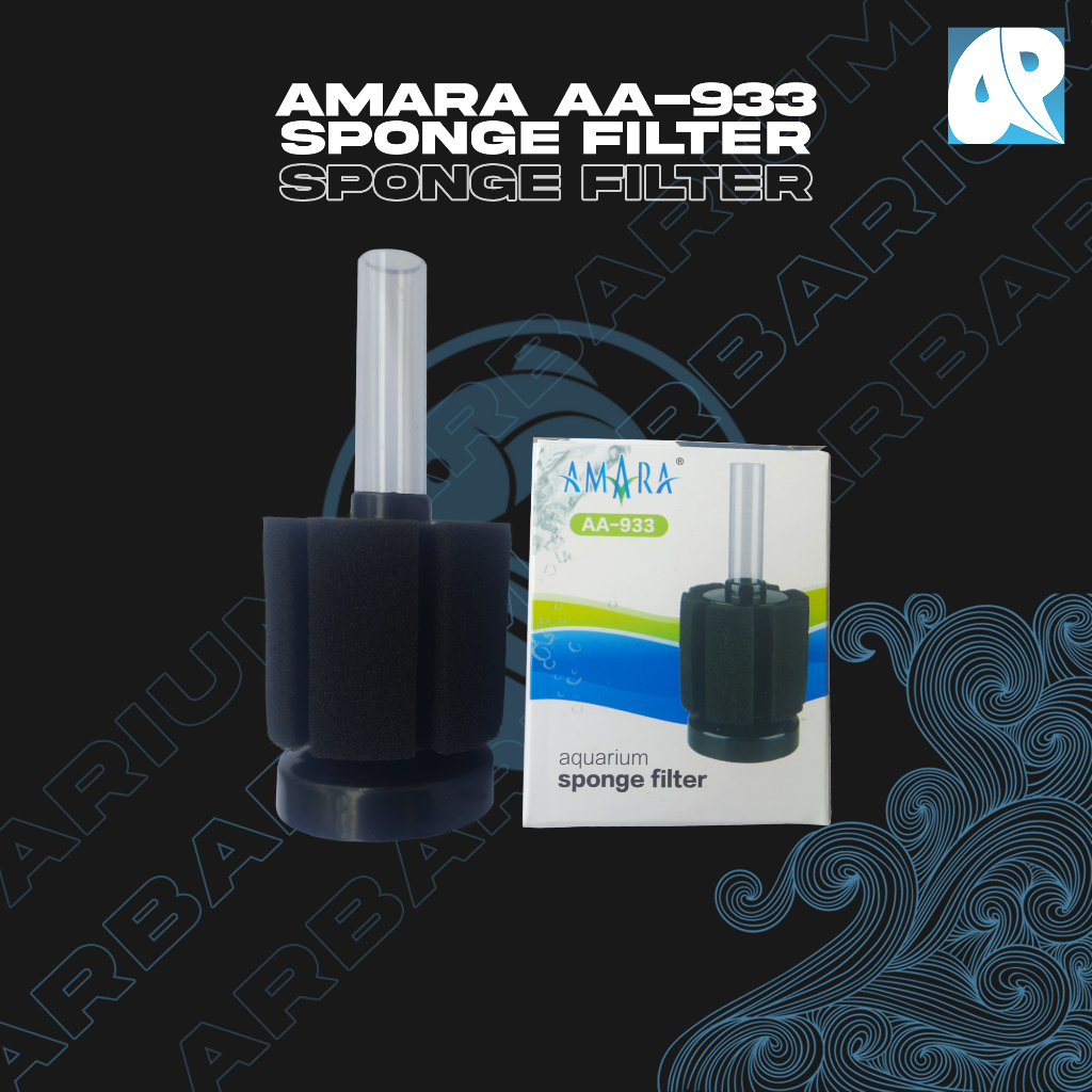 PROMO ORIGINAL Amara AA 933 Bio Foam Sponge Spons Busa Filter Mini untuk Ikan Channa Louhan Hias Aqu