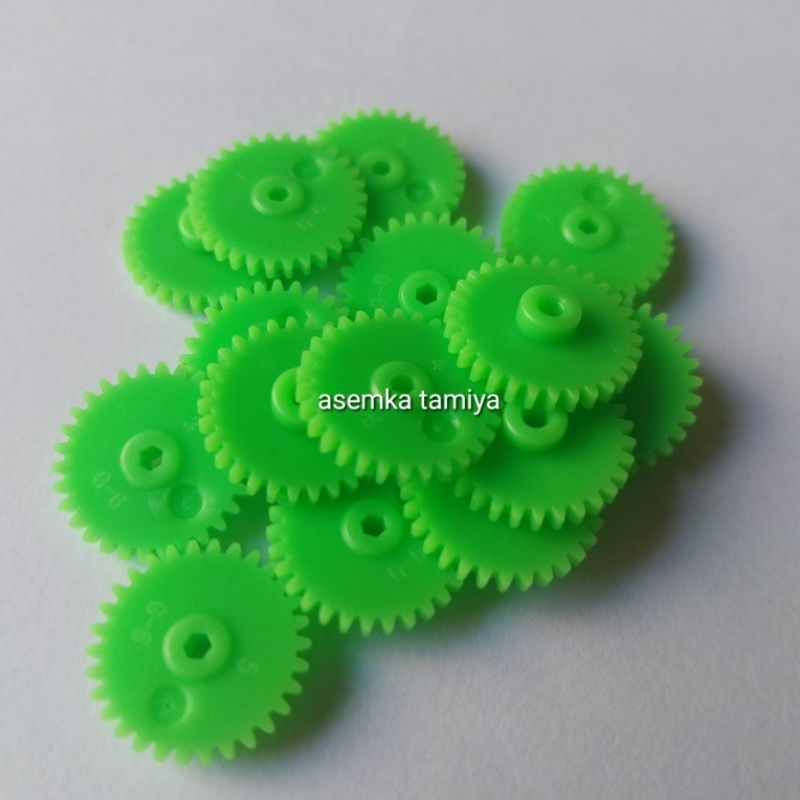 GIR 30 HIJAU PROJECT D ISI 6PCS / GEAR TAMIYA G-6