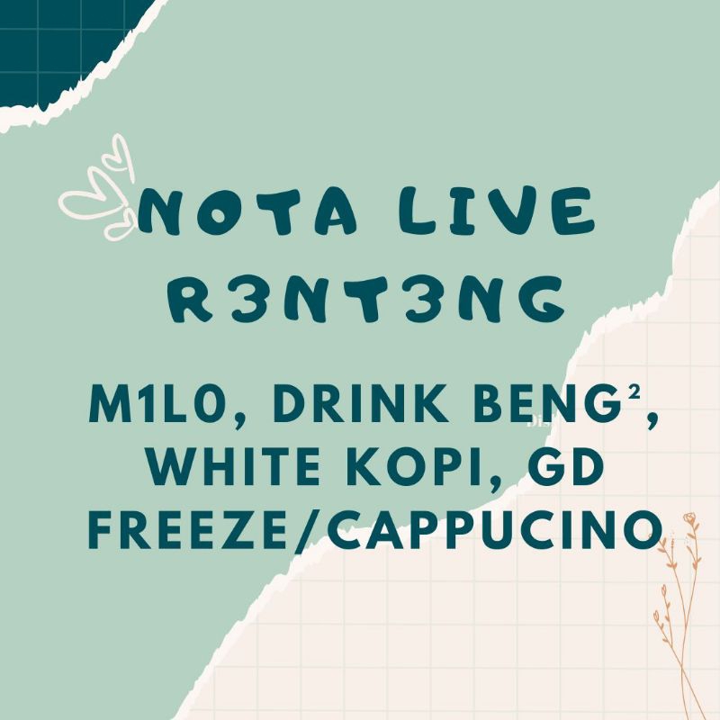 NOTA LIVE R3NT3NG K0P1/M1L0/G00D D4Y