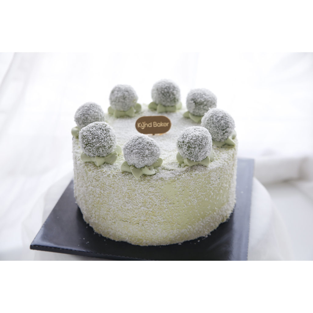 

KYND BAKER-Klepon cake vegan vegetarian