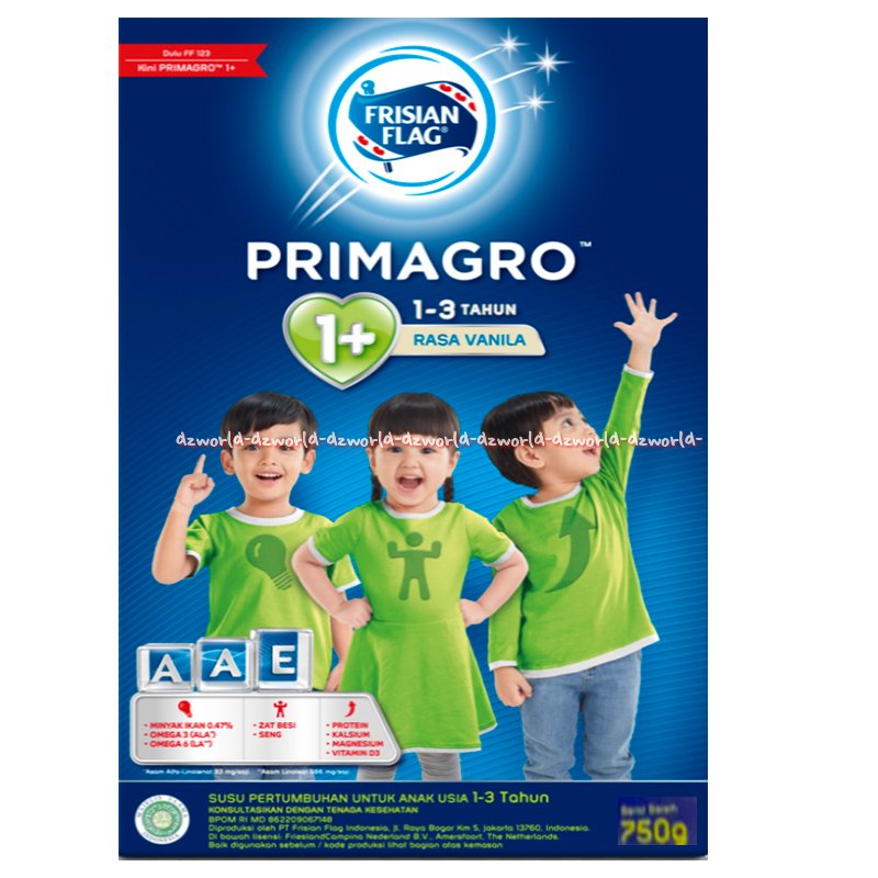 Frisian Flag Primago 1 Plus Rasa Madu 750gr Susu Formula Anak Usia 1-3tahun Susu FF Bendera Prima Go