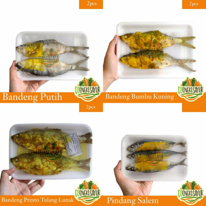 

Bandeng Putih / Bandeng Bumbu Kuning / Bandeng Tulang Lunak / Ikan Salem