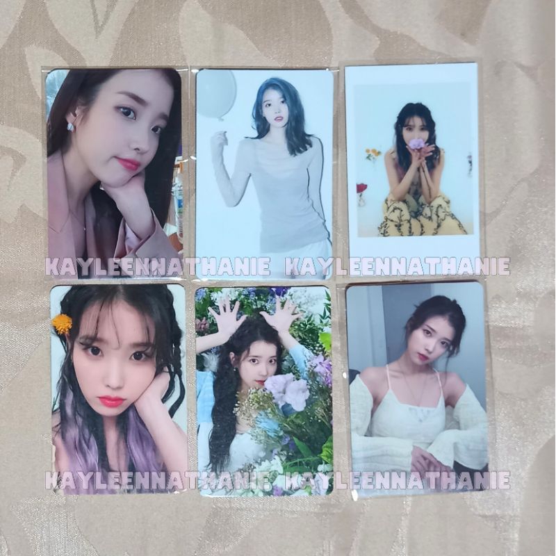 Iu Lee Jieun Ji eun Photocard Polaroid Concert The Golden Hour 2022 fanclub merchandise merch lilac 