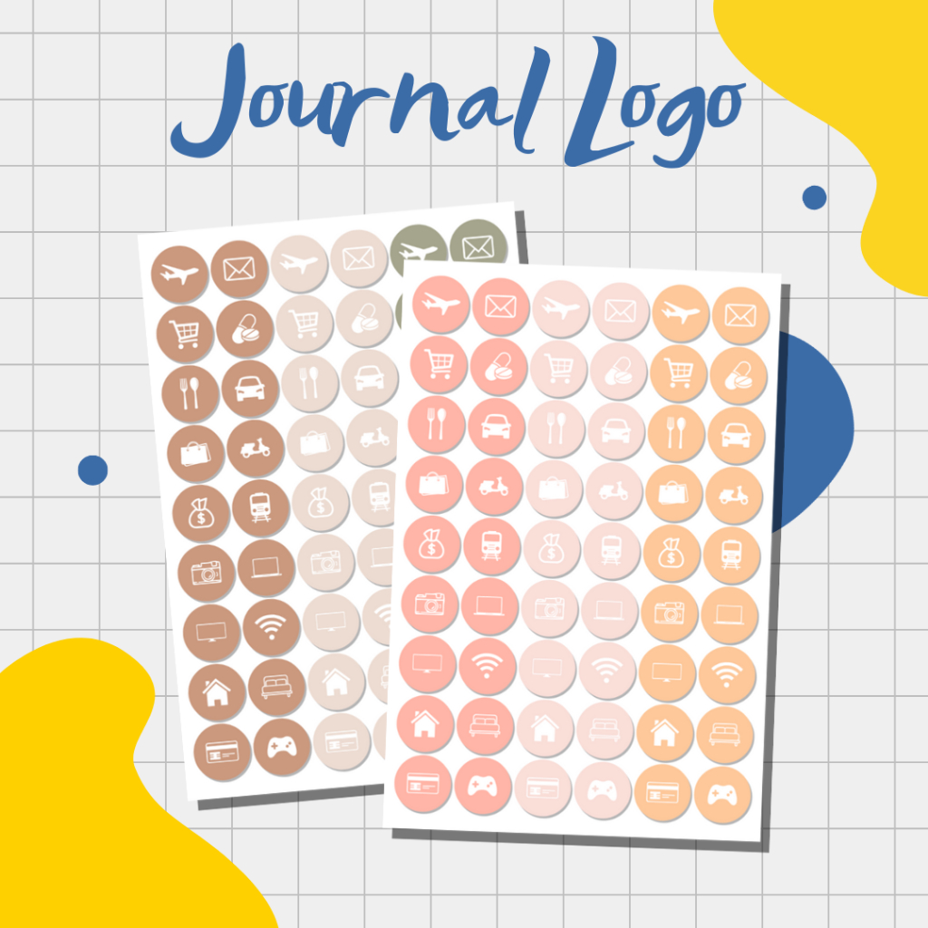

Sticker Journal Logo / Stiker Logo Jurnal Aesthetic