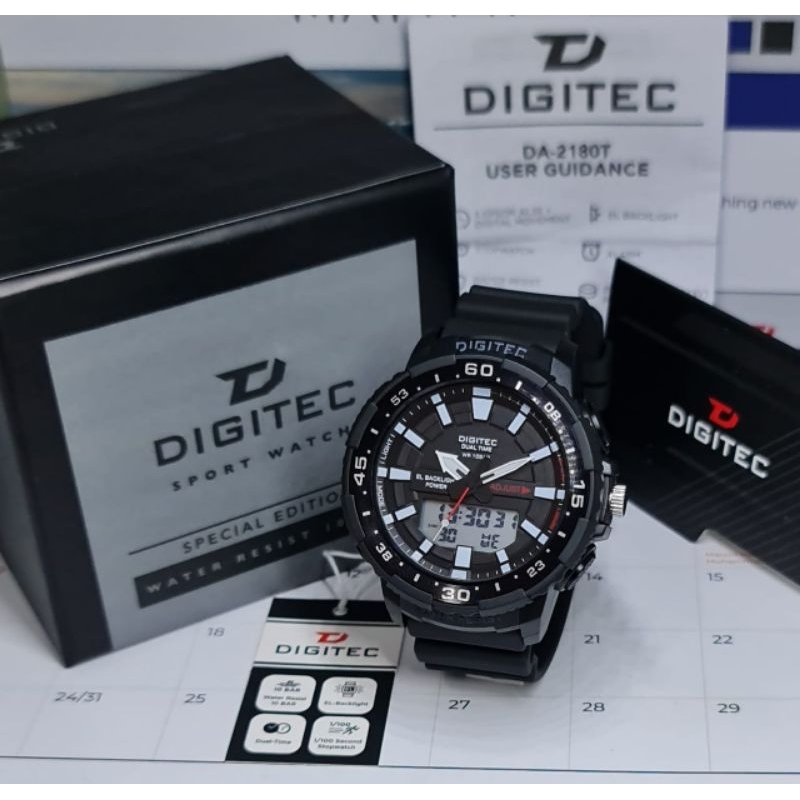 DIGITEC DOBEL TIME PRIA JAM TANGAN  ORIGINAL DIGITEC  PRIA