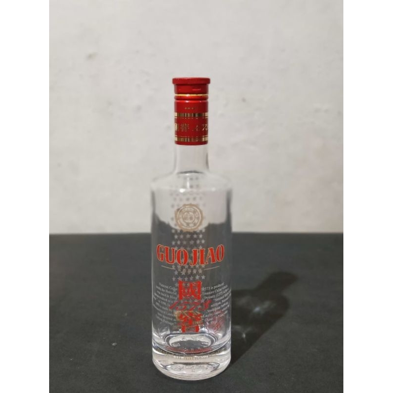 Botol kosong bekas botol guo Jiao untuk hiasan pajangan koleksi prakarya hobi dan gaya