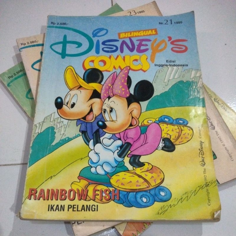 Bundel Komik Walt Disney Bilingual Comics Edisi Inggris Indonesia