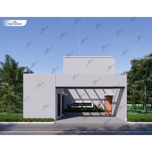 Desain Rumah Industrial Minimalis