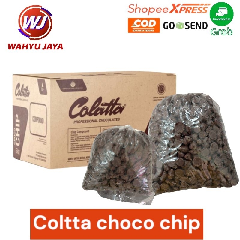 

colatta choco chips 250 gram/100gram