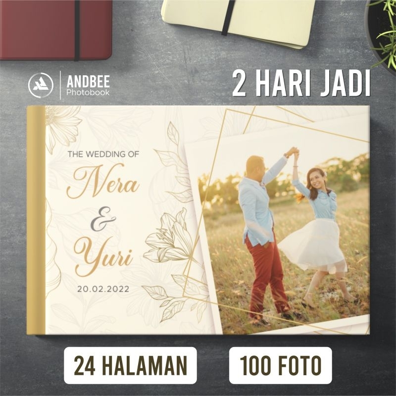 Photobook Wedding / hardcover / Megazine / 24 halaman / 100 foto
