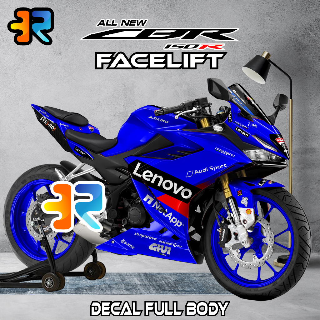 Decal CBR 150r Facelift Stiker Full Body Variasi Ducati