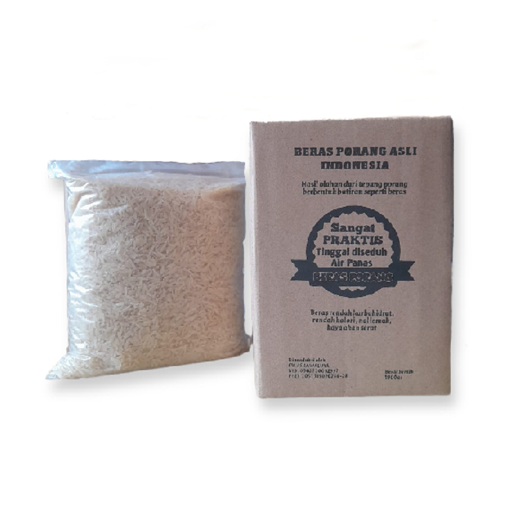 

Beras Porang Kaeru Rice Konjac Shirataki 1Kg