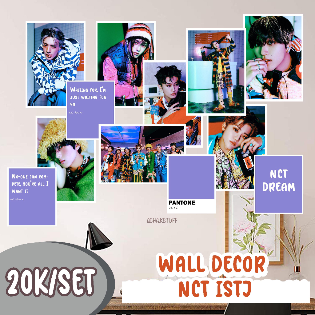 NCT DREAM ISTJ  WALL DECOR MURAH poster kpop hiasan dinding aesthetic