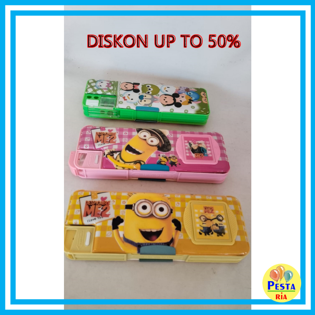 

Murah!! Diskon 50% Tempat pensil Magnet, tepak pensil fancy, kotak pensil rautan
