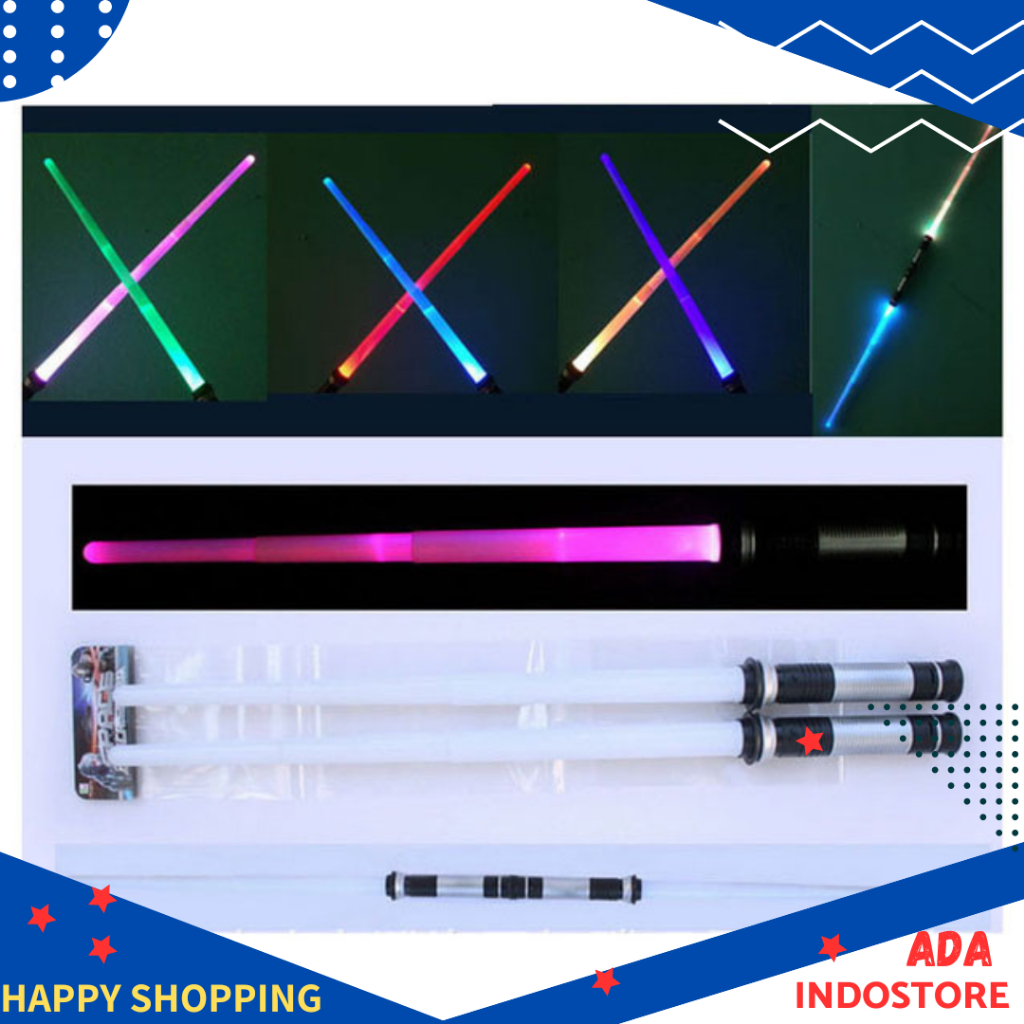 Pedang Mainan Double Bladed Lightsaber Star Wars