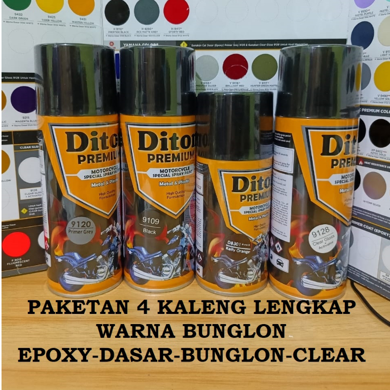 Paketan Warna Bunglon Diton Premium Paket Lengkap Pilok Pilox Bunglon 4 Pcs Diton Bunglon 3D