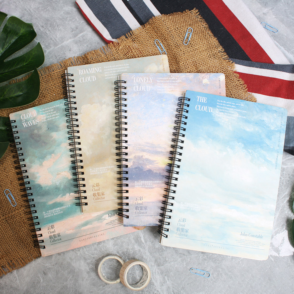 

Cloud Collector Spiral Ruled Notebook A5
