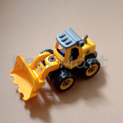 Mainan Anak Anak DIY Mini Truck - Buldozer Mainan Bongkar Pasang