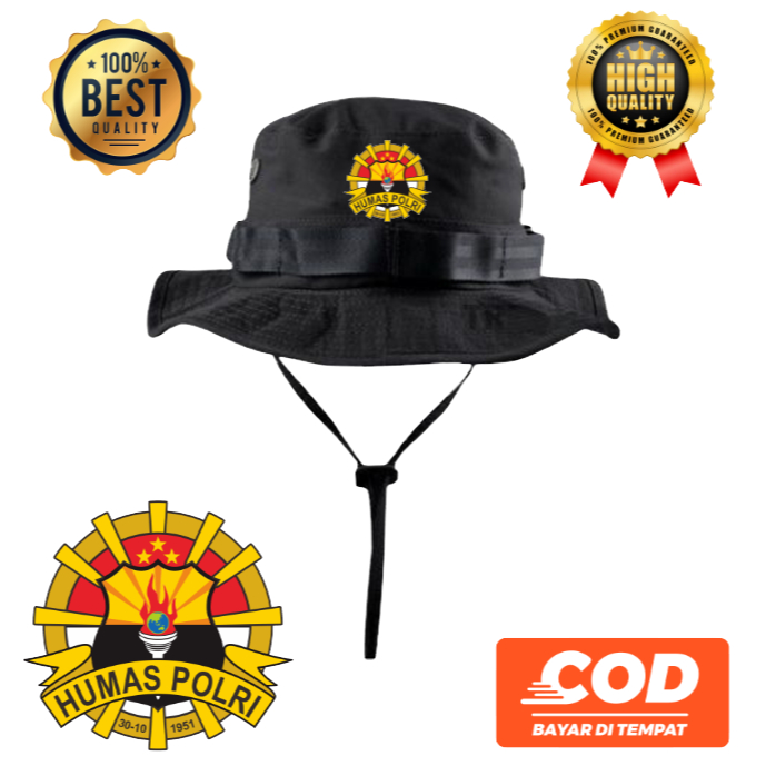 Topi rimba topi gunung humas polri premium