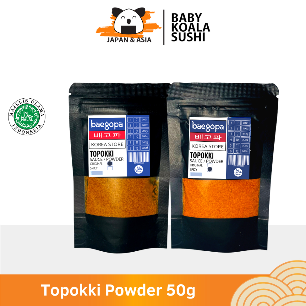 

TOPOKKI SAUCE POWDER Kuah Tteok Instan 50 g Halal