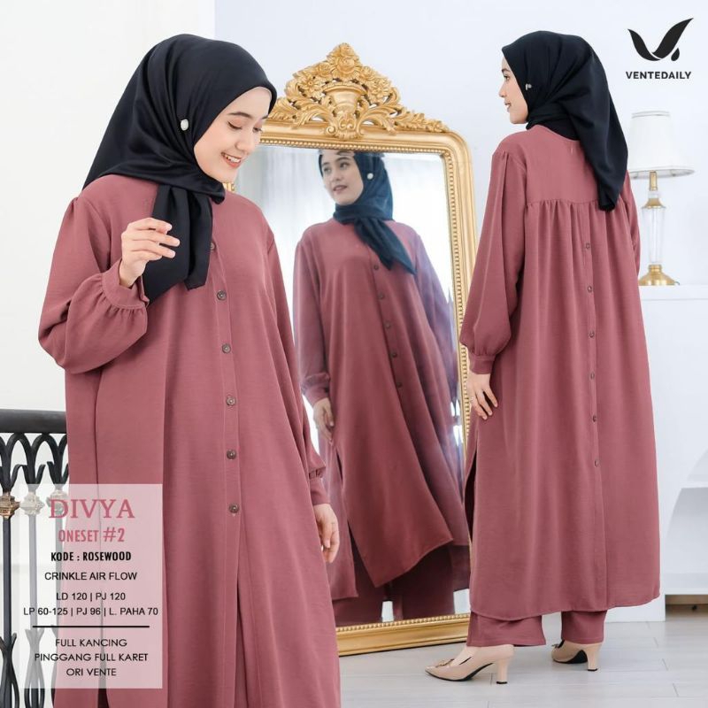 ONE SET DIVYA MONIC NAOMI NIANA STEVI THISA // Ori Vente Daily Setelan Busui Jumbo Katun Rayon Linen