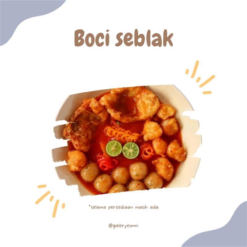 

BOCI SEBLAK - CEMILANNYA EONNI