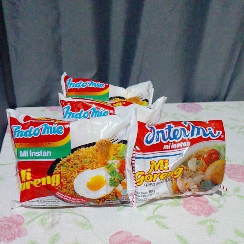 

Paket Indomie Goreng Isi 5 + Intermi