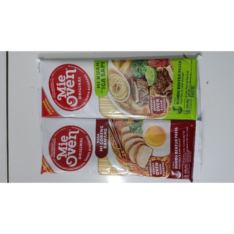 

Mie Oven Mayora kuah dan goreng