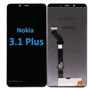 LCD TOUCHSCREEN  NOKIA 3.1 PLUS BLACK ORG