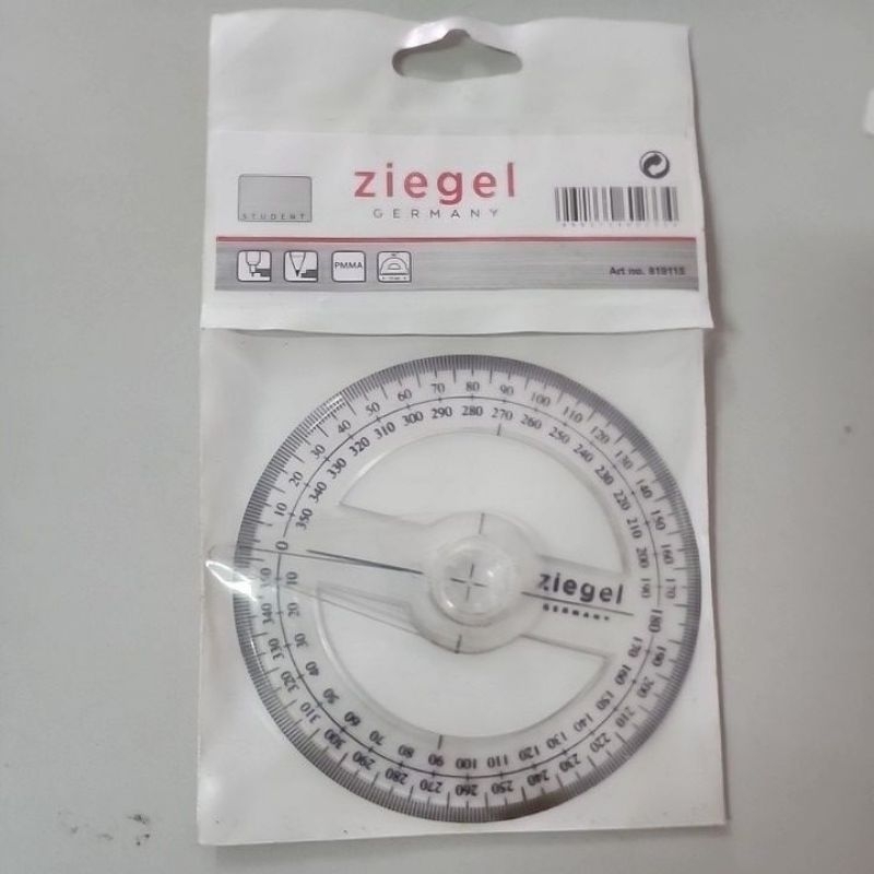 Busur derajat Ziegel dengan jarum penunjuk