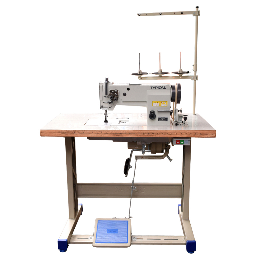 Mesin Jahit Kulit TYPICAL GC-20606 Walking Foot Jarum Dua Industrial