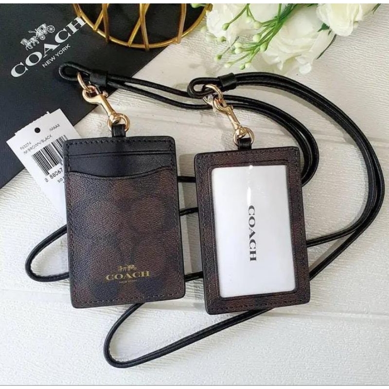 

CO Lanyard id card sign black/mahogany asli authentic 100%