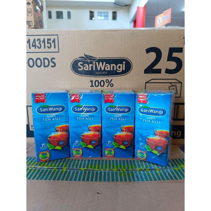 

sariwangi kotak dapat 4pcs
