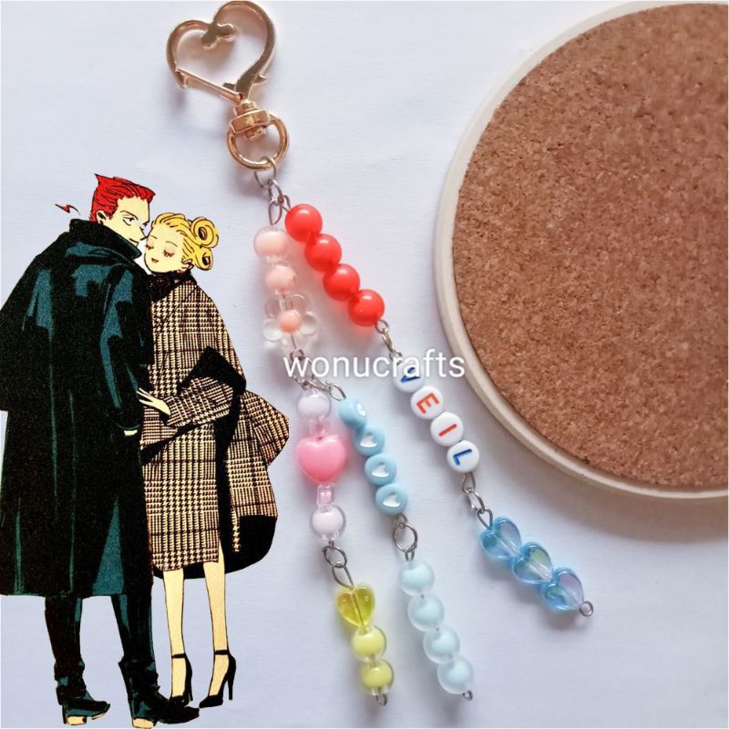 veil kotteri manga inspired keychain