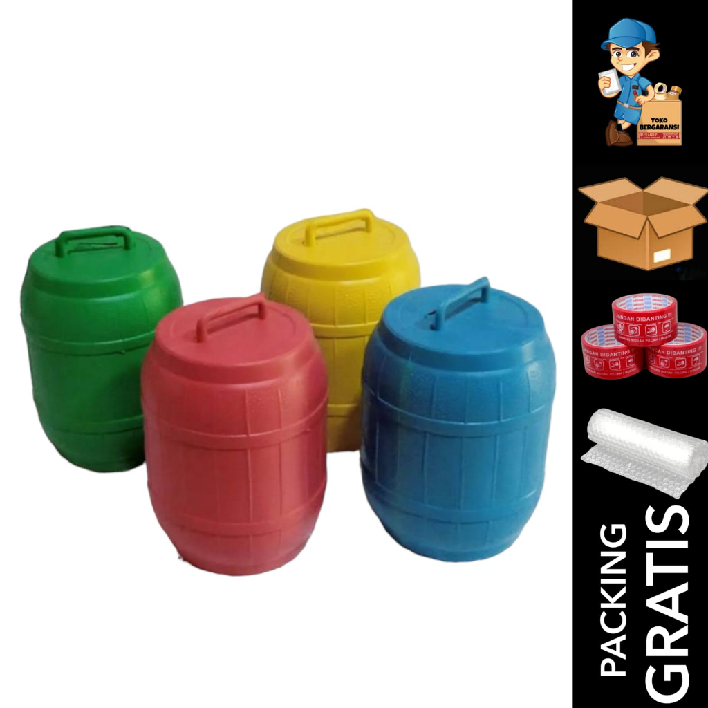 Celengan Gentong CENG Celengan Plastik Ukuran Jumbo